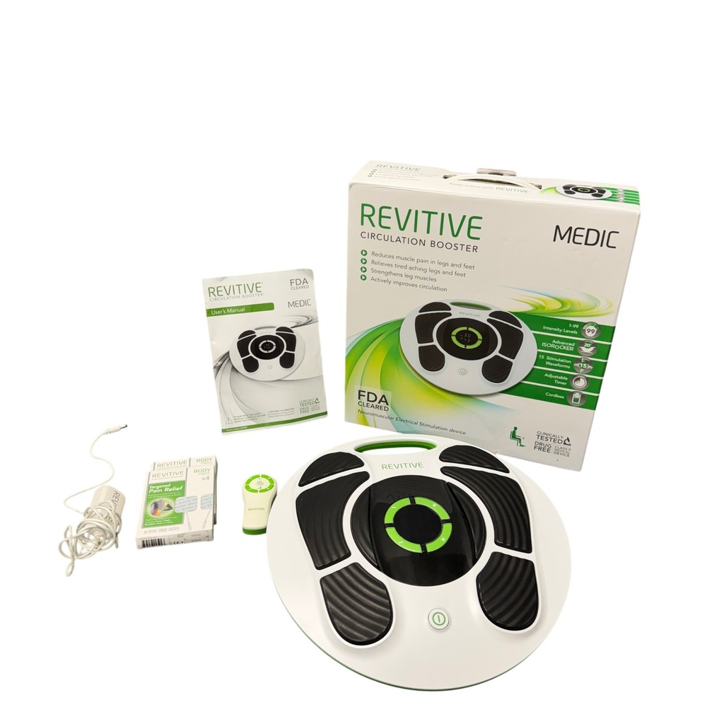 Revitive Circulation Booster Therapy Cordless Rechargeable + Remote Complete